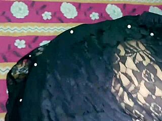 Indian slut wife giving blowjob to big cock in homemade