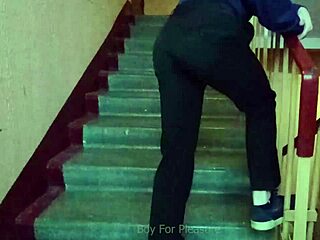 bisexual bodybuilder jerks off outdoors after school