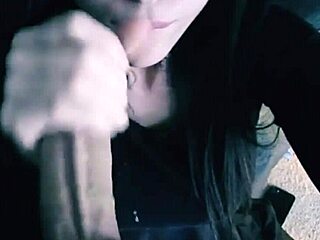 I Made a Beautiful Brunette Do a Blowjob and Cum on Her Face