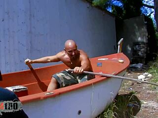 Cougar Babe Craves Muscular Navy Boys With Monster Cocks Outdoors