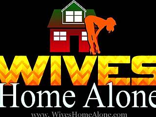 Big Toy Stretching Brunette Slut Wife in Solo Play