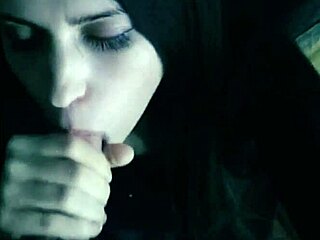 I Made a Beautiful Brunette Do a Blowjob and Cum on Her Face