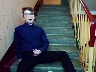 bisexual bodybuilder jerks off outdoors after school