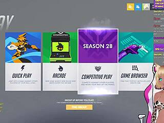 Vtuber Lewdneko Plays Overwatch and Gets Spanked in Anime Fun