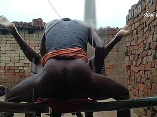 Did Desi Sister-in-Law Get Soaked Outside Before a Steamy Outdoor Session?