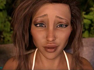 Amateur teen's big butt in anal action