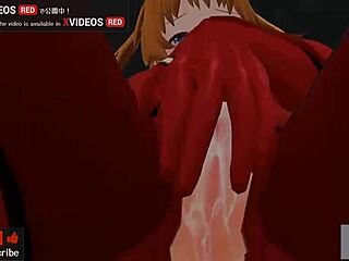 Uncensored hentai asuka gives footjob and jerk instructions