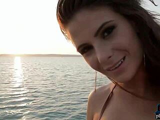 OMG, sexy brunette models strip full for Playboy! 🔥