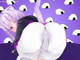 nekomata okayu rewards fans with steamy hentai action