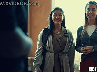 Two big booty Latinas in passionate lesbian play