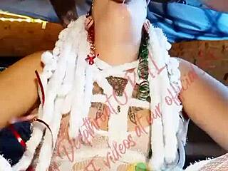 Sloppy Wet Throat Fuck With Goth Babe Cosplay.