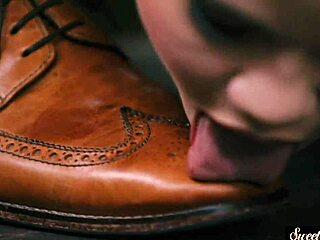 Innocent maid bent over and drilled by strict boss