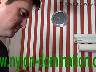 Nylon Domina Trains Housewife Slave In BDSM Humiliation With Spitting