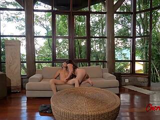 fucking hard in front of the photographer for a quick rough session