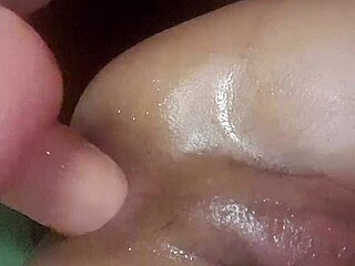 Watch this tight shemale handle an 11 inch dildo in POV anal play