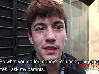 paying my latino teen buddy for steamy outdoor gay action.