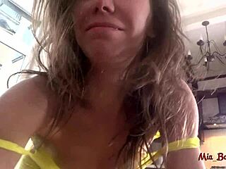 mia bouncing her perfect booty up and down on the dick mia bandini