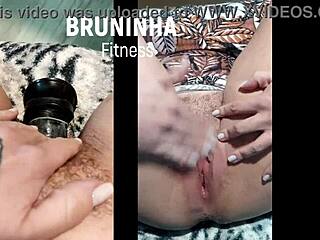 Slut Punching Black Cock in Tight Pussy, Opening It Up