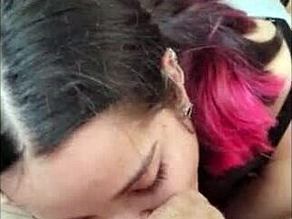 Gostosa Sucks Monster Cock Before Riding Ft White Moon