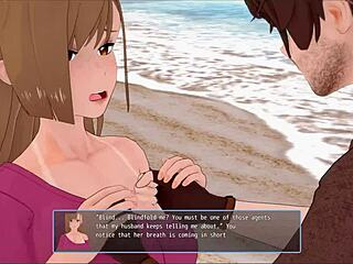 harem rpg remastered donna gets double action with blindfolded ralph in wild game