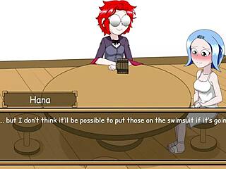 Hana's exposure unfolds in a blooming flower part 3