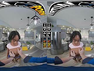 virtual porn - your ebony student mila mars doing her best to earn good grade