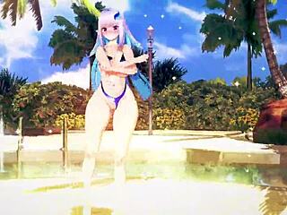 Nijisanji's Lize Helesta in wiggle wiggle MMD hentai action! 😍