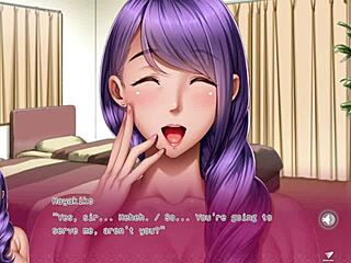 'suck my big tits!' the chubby milf moans in hentai