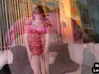 Look at this ginger beauty wanking pov bf in duo after masturbating, handjob on nipples, redhead babe