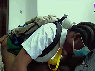 Bad girl paid two teachers with wild pussy action