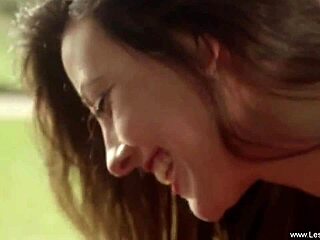 Real lesbian lovers from eastern europe finger each other.