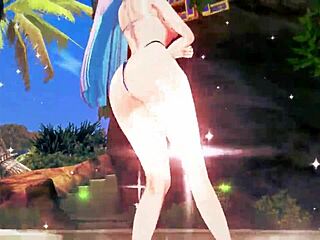 Nijisanji's Lize Helesta in wiggle wiggle MMD hentai action! 😍