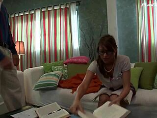 superb student fucks her teacher in german class 😜