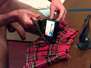 My first fetish video featuring skirt play