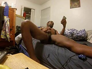 Emotions surge as she masturbates to big black monster cocks