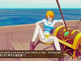 Hell yeah! Nami in wild 3D One Piece gangbang