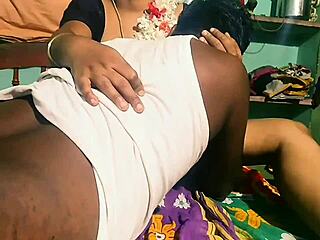 Hey boy, taste this village aunty's wet treasure down there