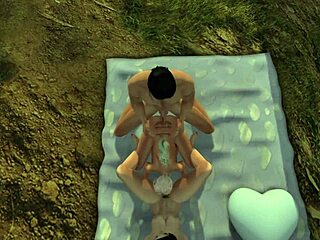 Beautiful Babe Feels Intense Pleasure in Outdoor Orgy