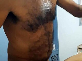 Old black daddy fucks married man with monster cock