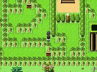 Minako cheats in English hentai game 5.