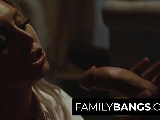 Secret plan of stepson and unsuspecting stepmom is steamy