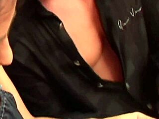 brunette dives into intense threesome action with a group of horny partners