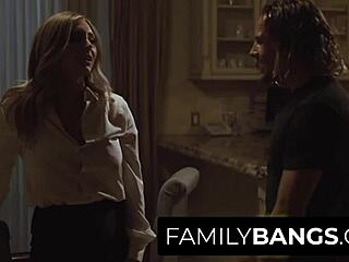 Secret plan of stepson and unsuspecting stepmom is steamy