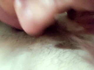 pete and the milf lesbian suck and drink cum in this homemade scene, intense oral action