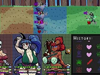 A game featuring anime characters with big assets