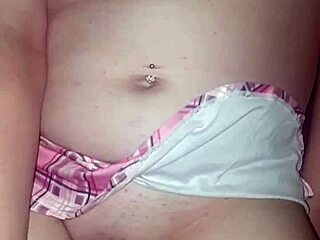 using vibrator in sexy lingerie for intense orgasm