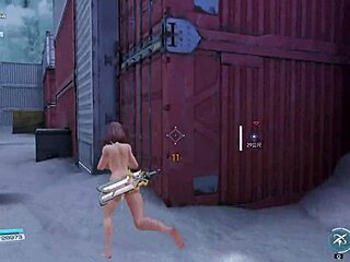 Haru goes fully naked to solo the main storyline extra level in Snow Realm Dangerous Path