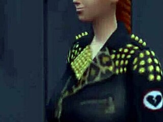 sims 4 biker chicks outdoor with anime hentai teen orgy