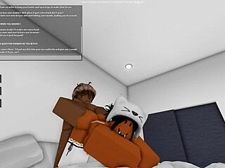 First Time Amateur Ebony Bitch Bent Over for Roblox Porn!