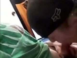 My good friend WORSHIPS MY COCK with pure devotion.